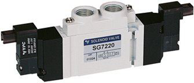 5/2-way solenoid valves G 1/4", Series SC400 (will be discontinued)