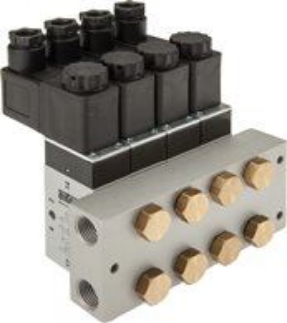 P-R-S manifolds for 5/2- & 5/3-way valves, for Series M, ME & P
