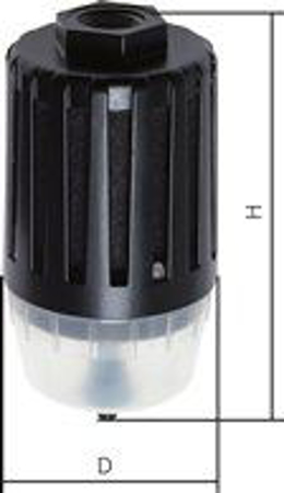 تصویر دسته بندی Exhaust air silencer with microfilter, technically oil-free exhaust air