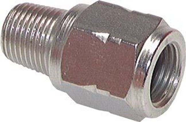 Mini-check valves, nickel-plated brass, PN 10