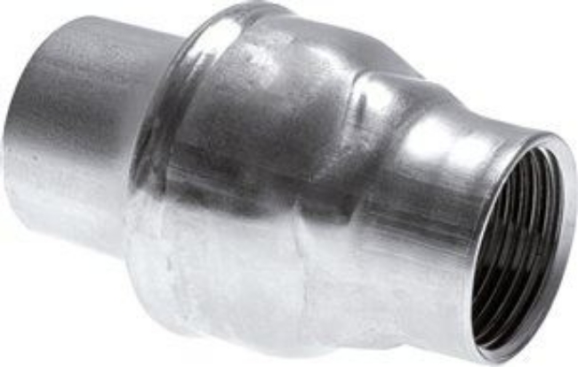 Stainless steel check valves, lightweight design, PN 16