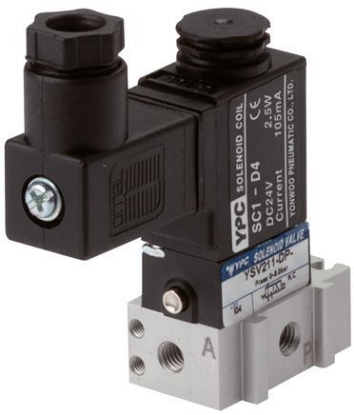 تصویر 3/2-way solenoid valve, M 5, closed (NC), 12 V=