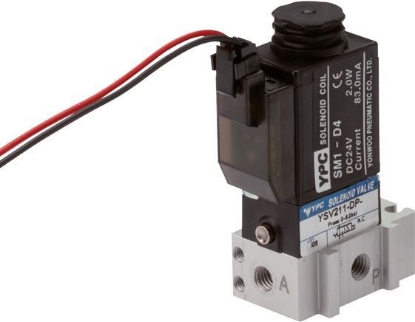 تصویر 3/2-way solenoid valve, M 5, open (NO), 24 V=