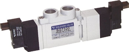 تصویر 5/3-way solenoid valve, G 1/4" (G 1/8"), closed, 24 V=