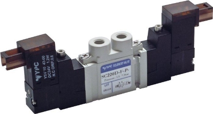 تصویر 5/2-way solenoid valve, M 5, pulse valve, 24 V=