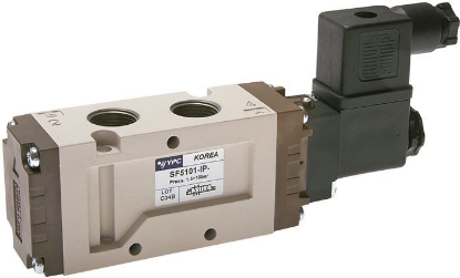 تصویر 5/2-way solenoid valve, G 3/8", spring return, 12 V=