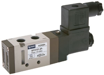 تصویر 5/2-way solenoid valve, G 1/8", spring return, 12 V=