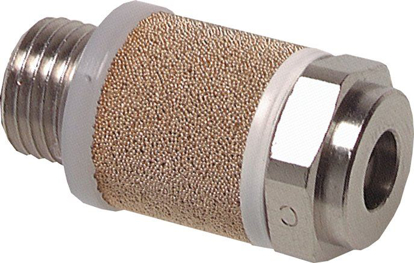 تصویر Precision throttle silencer G 1/8", Nickel-plated brass