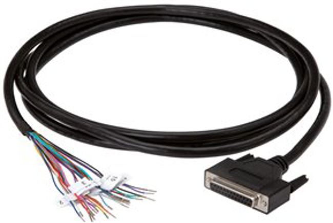 Multi-pin connection cables (D-Sub 25-pin), for MCS200/300 & S1V/S2V
