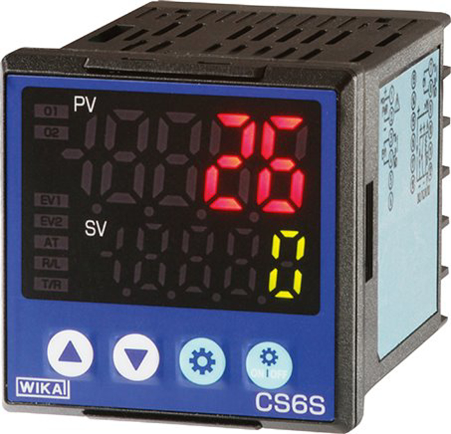 Digital temperature controller for panel mounting, 48 x 48 mm