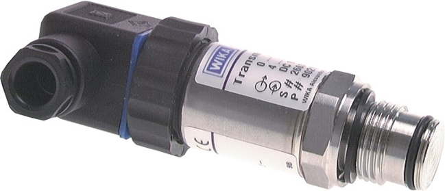 Pressure gauge transducer with front-mounted membrane, 0,2% of the span