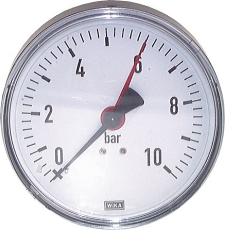 تصویر دسته بندی Pressure gauge, horizontal, Ø 80, 100 mm, Class 2,5