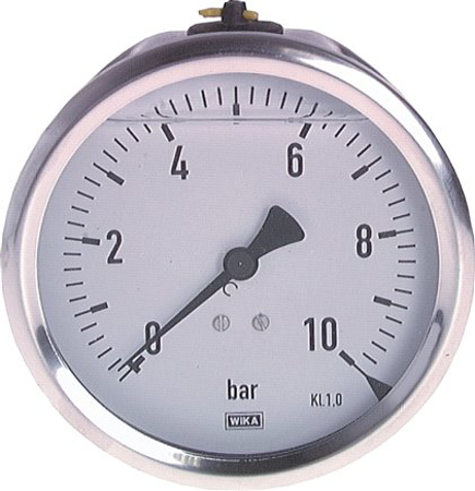 تصویر دسته بندی Glycerine pressure gauge horizontal Ø 100 mm, Chemical version, Class 1,0