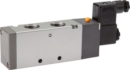 تصویر 5/2-way solenoid valve, G 1/2", spring return, 24 V=