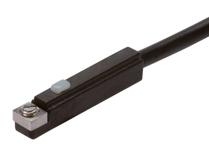تصویر T-groove (3.5mm) cylinder switch, 2-wire reed sensor, red LED